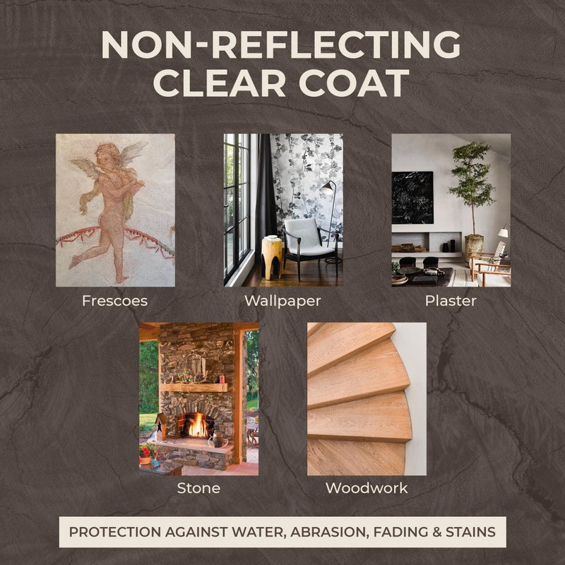 SamaN Waterbased Dead Flat Varnish SAM-801 â€“ Protects Decorative Surfaces (946 ml â€“ 32 oz) - Image 3